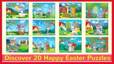 Happy Easter Jigsaw Puzzles HD Games Free For Kids Image