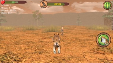 Hungry Tiger 3D Image