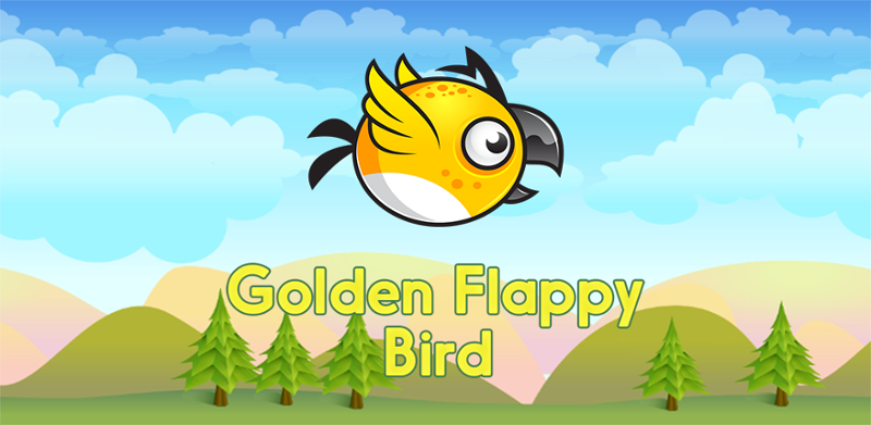 Golden Flappy Bird Game Cover