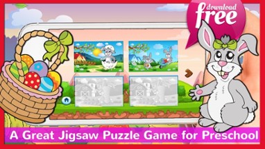 Happy Easter Jigsaw Puzzles HD Games Free For Kids Image