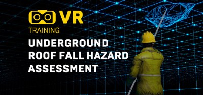 Underground roof fall hazard assessment VR Training Image