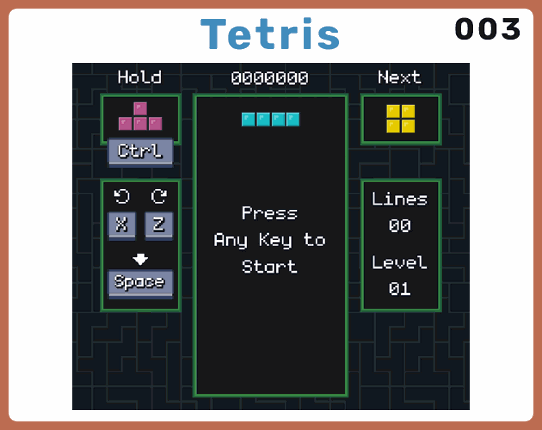 [003] Tetris Game Cover
