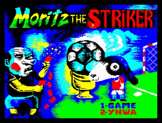 MORITZ THE STRIKER (48K and 128K Version) Game Cover