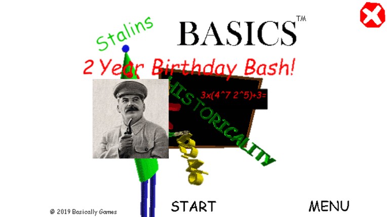 Stalin's 2 Year Birthday Bash! Game Cover