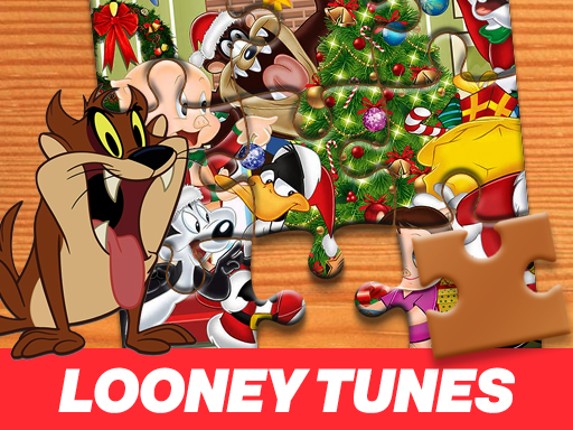 Looney Tunes Christmas Jigsaw Puzzle Game Cover