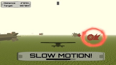 Dodging Plane Crash 3D Image