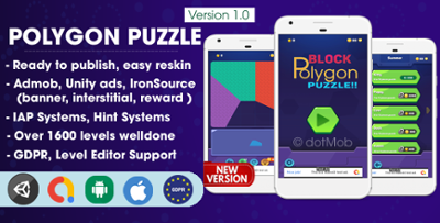 Polygon Block Puzzle - Unity Template Game Image