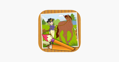 Coloringbook Horses  – Color, design and play with your own little horse and pony Image