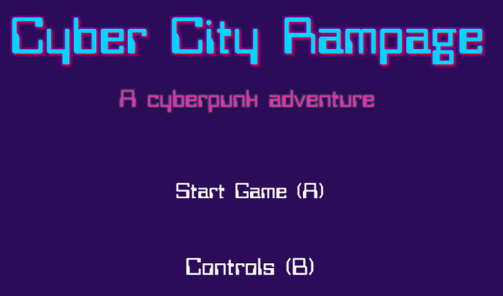 Cyber City Rampage Game Cover