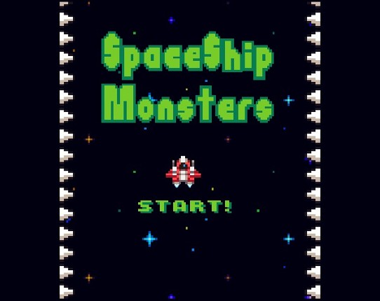 Spaceship Monsters Construct 3 template Game Cover
