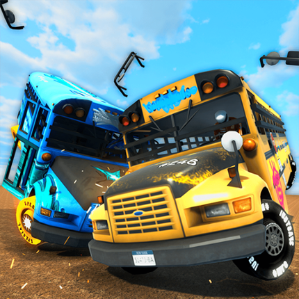 School Bus Demolition Derby Game Cover