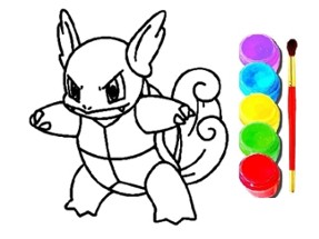 Pokemon Coloring Book Image