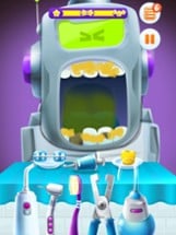 Teeth Games. Old Brush Dentist Image