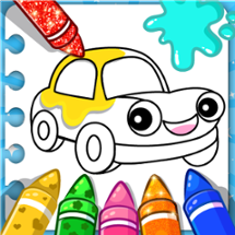 Cars Coloring Book Kids Game Image