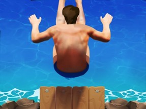 Cliff Diving 3D Image