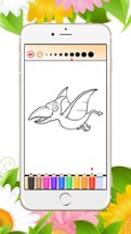 Dinosaur Cute Coloring Book: Paint &amp; Draw for Kids Image