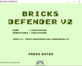 GameJam20 - Brick Defender Image