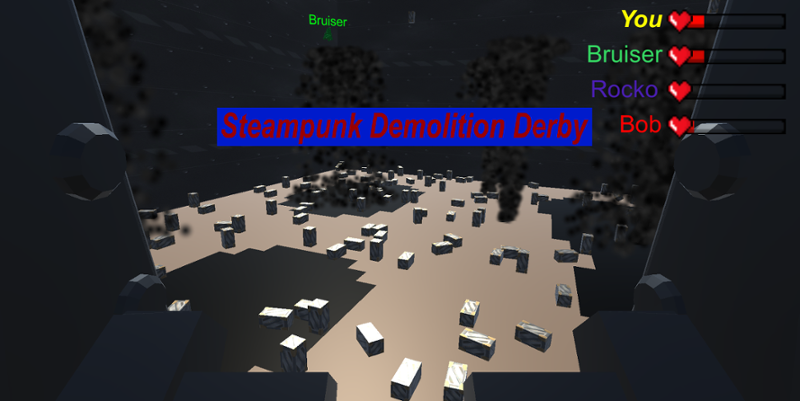 Steampunk Demolition Derby Game Cover