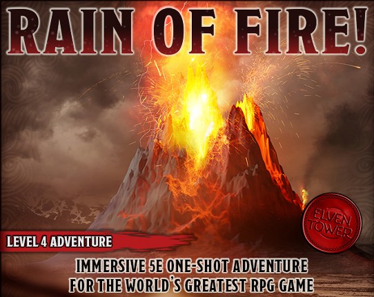 Rain of Fire - Level-4 D&D Adventure Game Cover