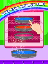 Rainbow Cake Maker - Cooking Rainbow Birthday Cake Image