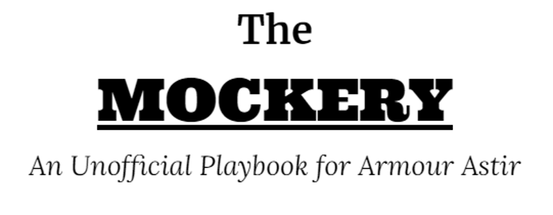 The Mockery - An Armour Astir: Advent Playbook Game Cover