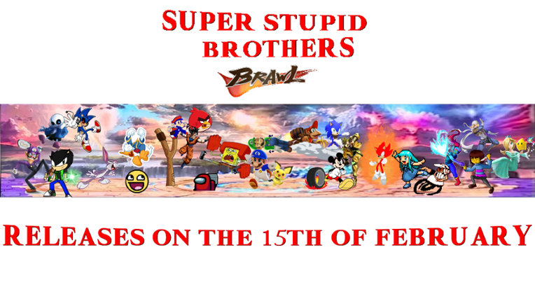 Super Stupid Brothers Brawl Game Cover