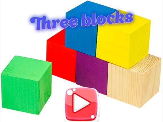 three blocks Game Cover