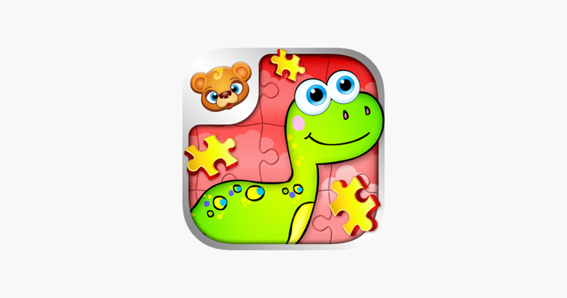 123 Kids Fun PUZZLE RED - Kids Slide Puzzle Games Game Cover