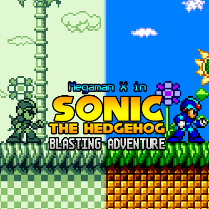 Megaman X in Sonic the Hedgehog - Blasting Adventure Game Cover