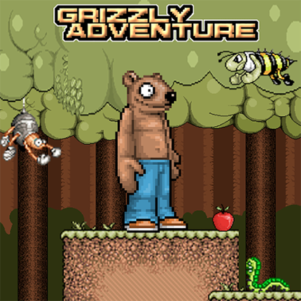 Grizzly Retro Platformer Game Cover