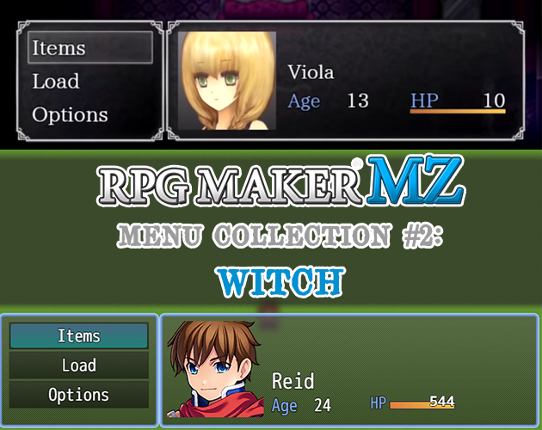 Witch Menu - For Rpg Maker MZ Game Cover