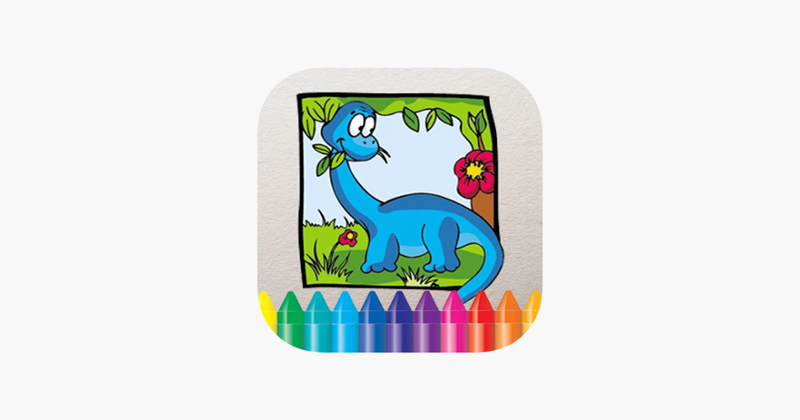 Dino Coloring Book - Dinosaur Drawing for Kids Free Games Game Cover