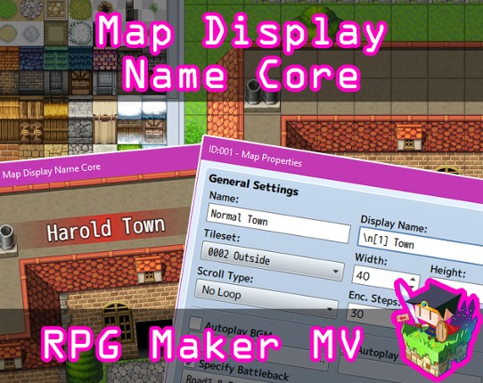 Map Display Name Core plugin for RPG Maker MV Game Cover