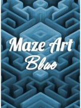 Maze Art: Blue Image