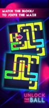 Classic Neon Slide Puzzle Game Image