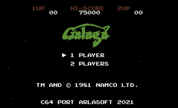 Galaga C64 Image