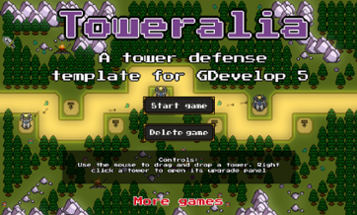 GDevelop - Toweralia - A tower defense template Image