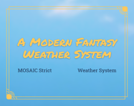 Modern Fantasy Weather System Image