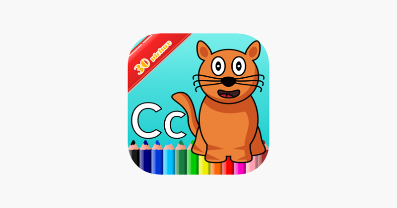 ABC alphabet color : Game Paint For Kids Game Cover