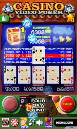 Casino Video Poker Game Cover
