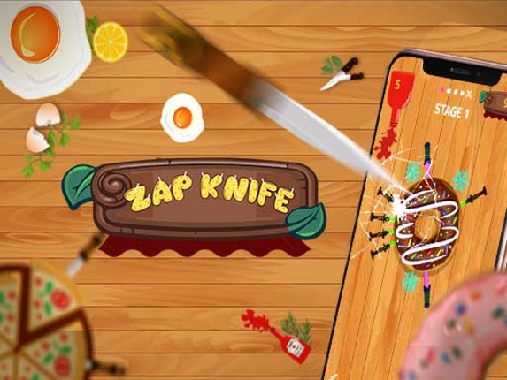 Zap knife: Knife Hit to target Game Cover