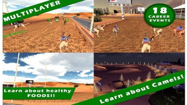 3D سباق الهجن - UAE Camel Racing Image