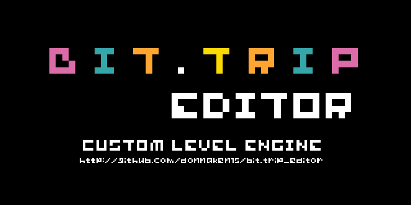 Bit . Trip Editor Game Cover
