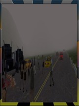 Full Throttle Truck driving on zombie highway Image