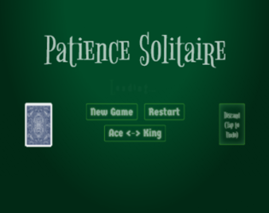 Patience Solitaire Game Cover