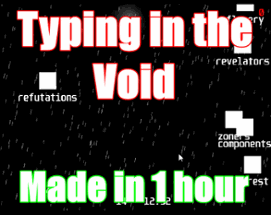Typing in the Void Image