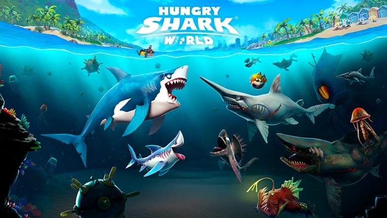 Hungry Shark World Game Cover