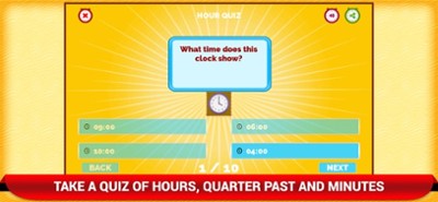 Math Telling Time Clock Game Image