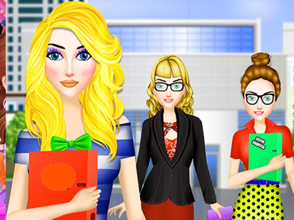 Office Dress Up Fashion Makeover: Girl Dress up Game Cover