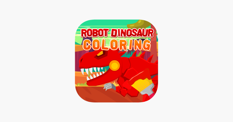 Robot Dinosaur Coloring Game Cover